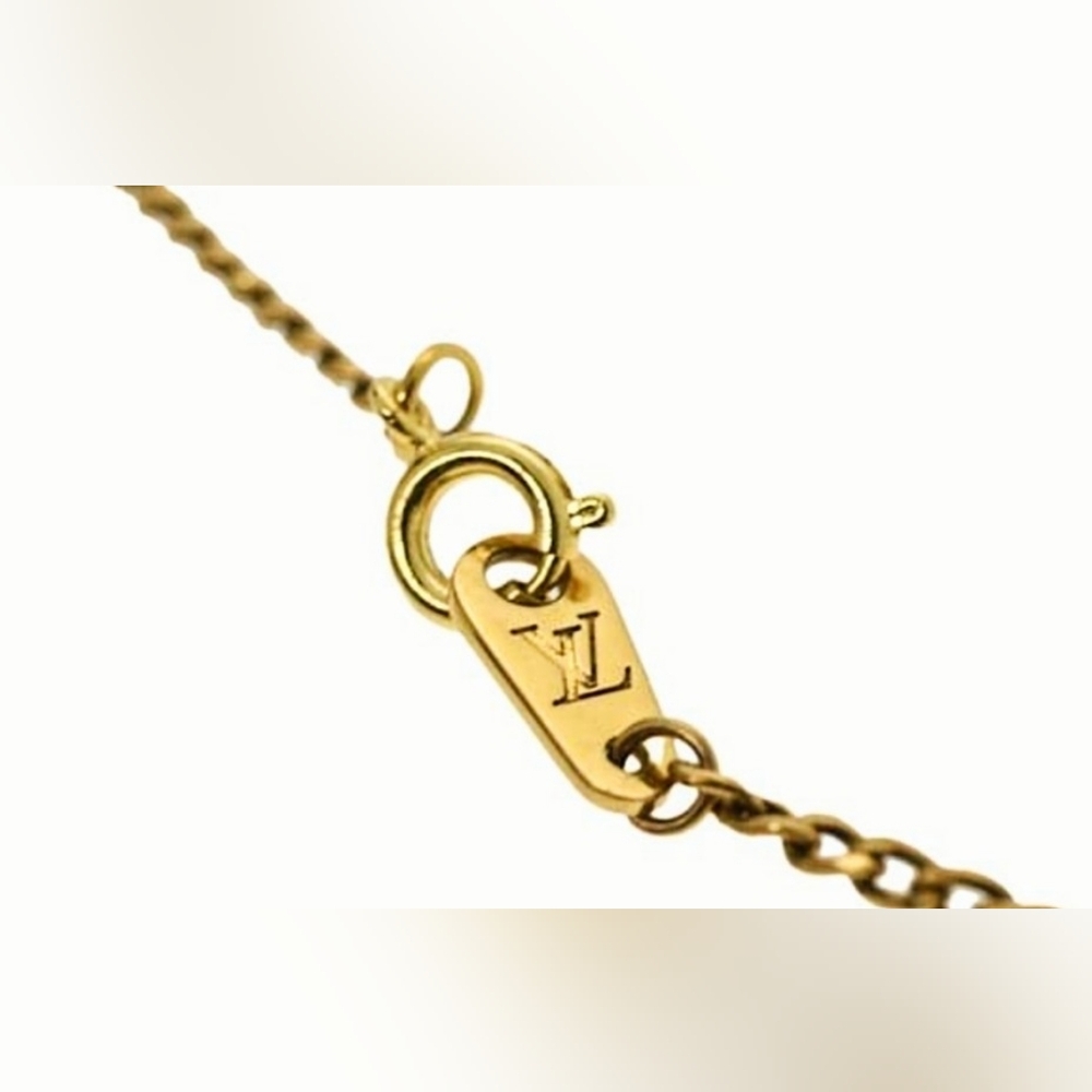 Louis Vuitton Coral LV Initials Necklace W/ Box & Dust Bag - Picture 5 of 10